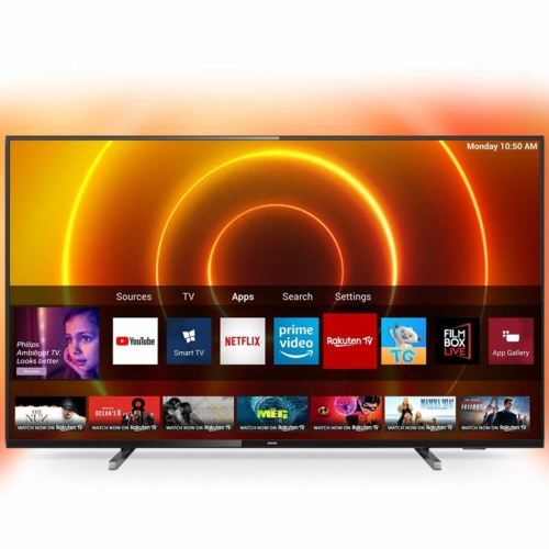 PHILIPS 50PUS7805 50’’ 127cm, 4K Ultra HD, Alexa ve Ambilight, Dahili Uydu Alıcı, Wifi, Lan, Smart, Led Televizyon