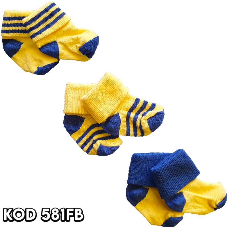 Taraftar 3’lü Bebek Çorabı Fenerbahçe