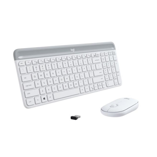 LOGITECH MK470 Klavye+ Mouse Kablosuz Beyaz (920-009436)