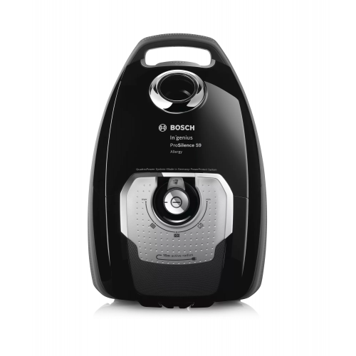 BOSCH BGL8SIL59D Toz Torbalı, 650W, InGenius, ProSilence, Elektrikli Süpürge, SİYAH
