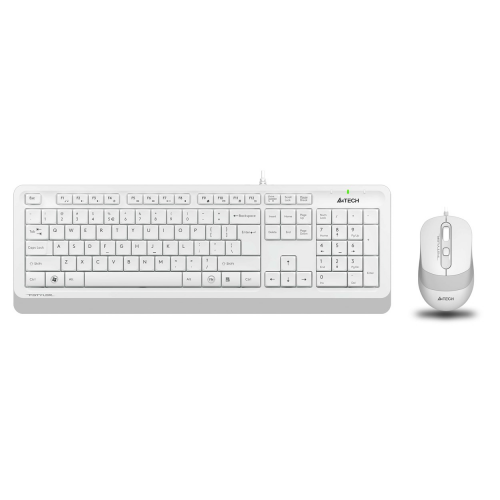 A4 TECH F1010 Beyaz FSTYLER USB Kablolu Türkçe M.Medya Klavye Mouse Set