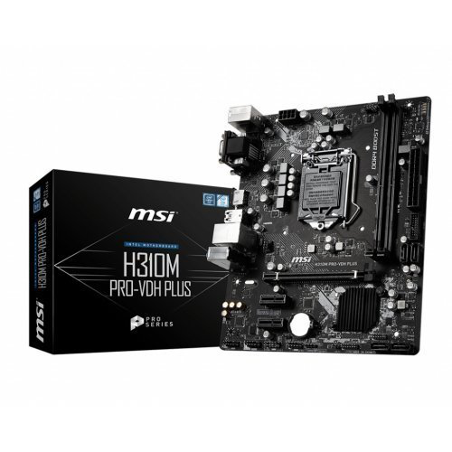 MSI H310M PRO-VDH PLUS DDR4 DVI HDMI D-SUB USB3,1 LGA1151