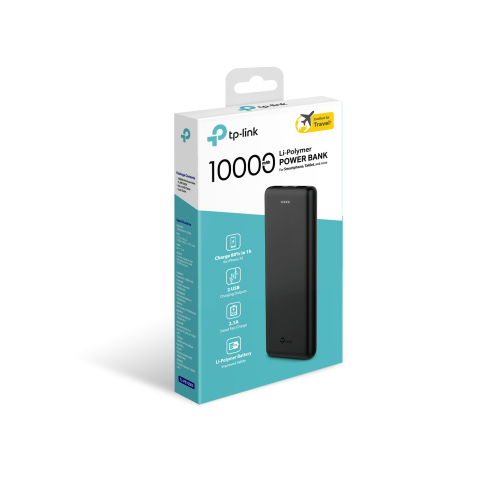 TP-LINK PB10000 2xUSB 10000mAh Powerbank Hızlı Şarj