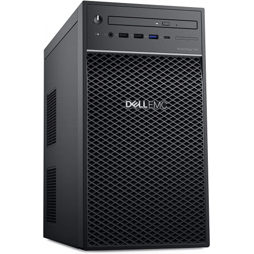DELL PET40TR1 T40 Intel Xeon E-2224G 16Gb (2x8Gb) Ram, 500Gb SSD x 2Adet, 1x300W Power, Free Dos TOWER SERVER