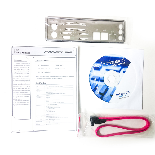 POWERGATE PG-H55M-AR S/L/V DDR3 HDMI, D-SUB LGA1156