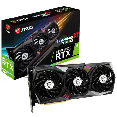 MSI RTX3070 GAMING X TRIO 8GB GDDR6  256Bit 3xFAN 1xHDMI 3xDP