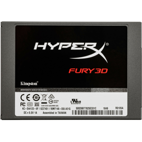 KINGSTON KCS441206F HYPERX FURY 3D 120Gb, 500/500 SATA SSD Hep Yanımda