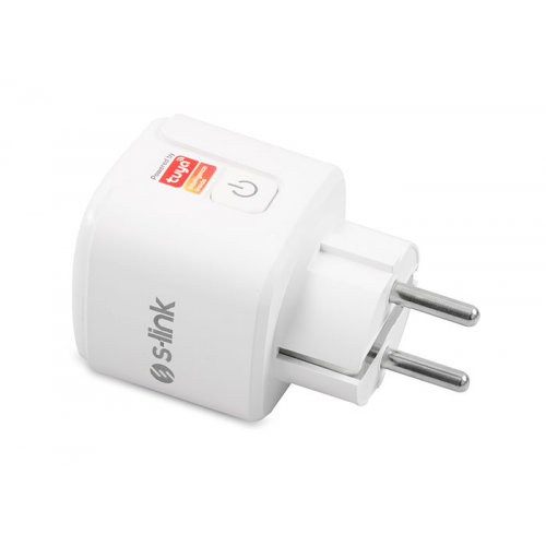 S-LINK SL-01 Smart WiFi Plug, 16Amper Priz Akıllı Telefon Uygulaması ile Cihazlarınızı Uzaktan Yöneten Kablosuz Akıllı Priz