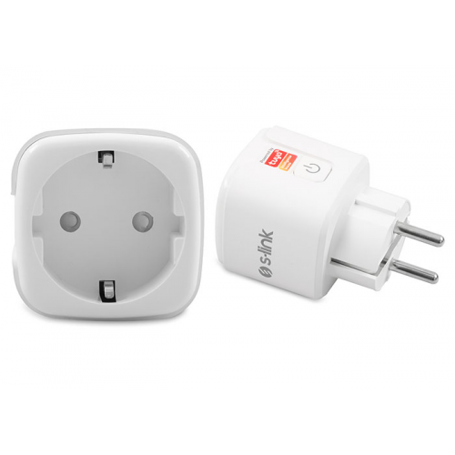 S-LINK SL-01 Smart WiFi Plug, 16Amper Priz Akıllı Telefon Uygulaması ile Cihazlarınızı Uzaktan Yöneten Kablosuz Akıllı Priz