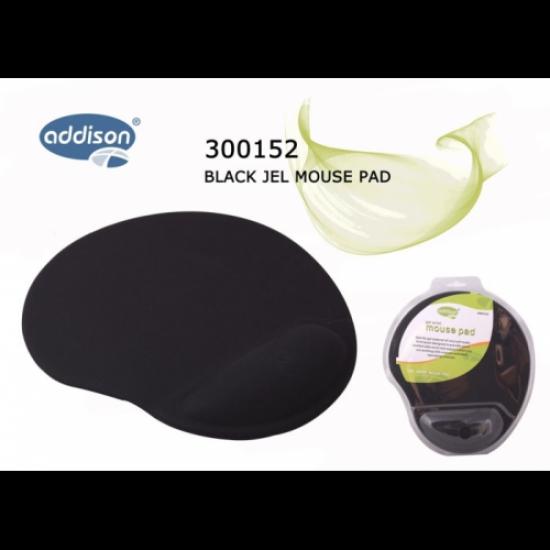 ADDISON 300152 Bileklikli MOUSE PAD (Siyah)