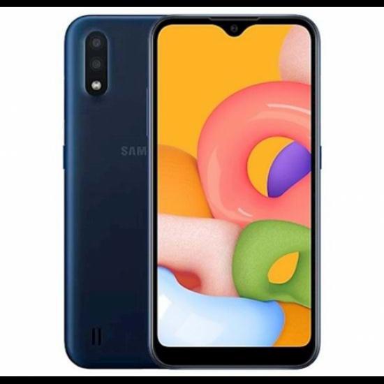 SAMSUNG A015F/DS GALAXY A01 MAVİ, 16Gb, 2Gb Ram, 8 Çekirdek, 5,7inc Ekran, 5Mpix Ön 13Mpix Arka Kamera, Türkiye Garantili