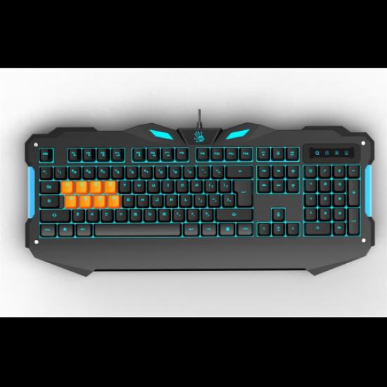 Bloody B328 Gaming Klavye,Mekanik 8-Light Strike, Q Usb Siyah M.Medya