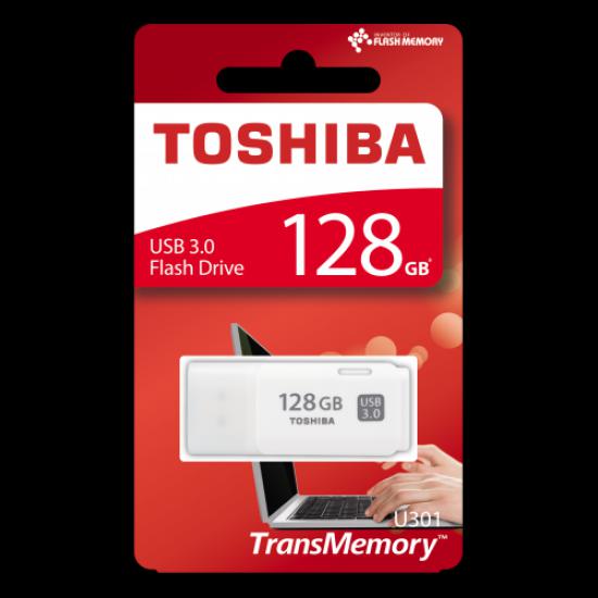 TOSHIBA THN-U301W1280E4 HayaBusa 128GB USB 3.0 Flash Disk Beyaz