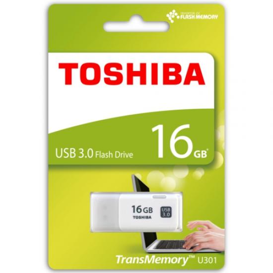 TOSHIBA THN-U301W0160E4 HayaBusa 16GB USB 3.0 Flash Disk Beyaz