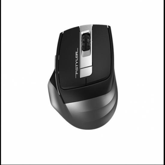 A4 TECH FB35 (Grey) FSTYLER BLUETOOTH, 2,4Ghz Kablosuz Optik Mouse, 10-15Metre, 6 Buton, Nano Alıcı