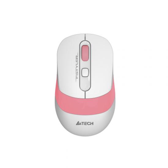 A4 TECH FG10 (Pembe) FSTYLER 2,4Ghz Kablosuz Optik Mouse, 10-15Metre, 4 Buton, Nano Alıcı