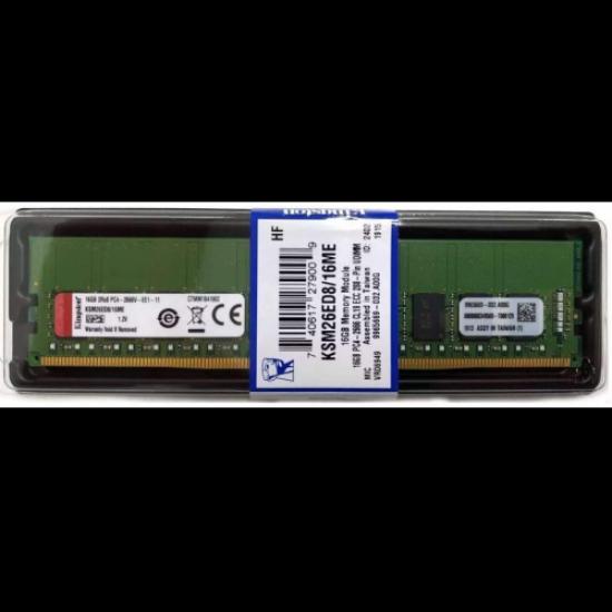 KINGSTON KSM26ES8/16ME 16Gb 2666Mhz DDR4 ECC CL19 UDIMM SERVER RAM