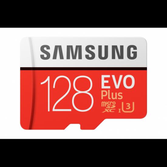 SAMSUNG MB-MC128HA/TR 128Gb EVO Plus CLASS10 Micro SD Kart (SD Adaptörlü)