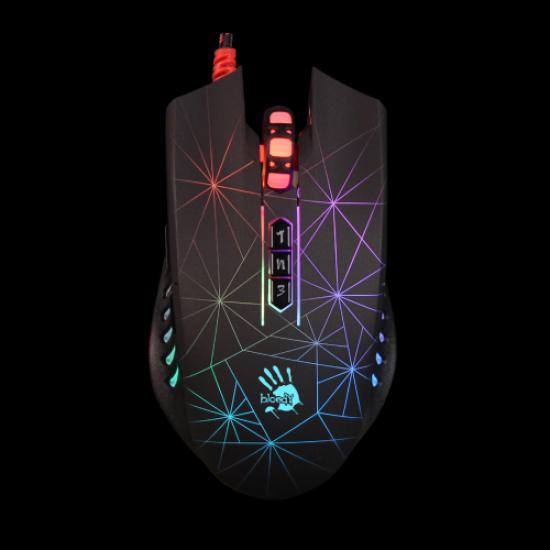 Bloody P81 Siyah LK 5K RGB Multi Core Metal Ayak 5000CPI Usb Optik Gamer Mouse