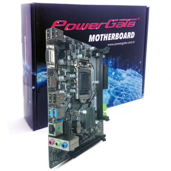POWERGATE PG-H61M-AR S/L/V DDR3 HDMI, D-SUB LGA1155