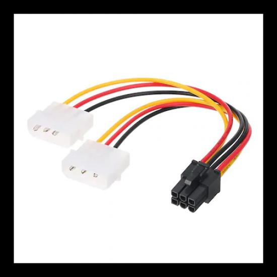 POWERGATE PW-VGAX 6PIN Ekran Kartı  Power Kablosu