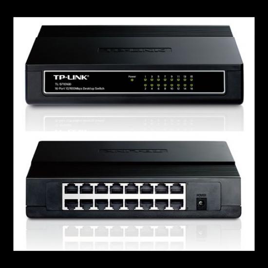 TP-LINK SF1016D 16 Port 10/100 Megabit Switch
