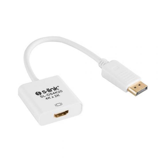 S-LINK SL-DS4K20 DP(Display Port) to HDMI Çevirici