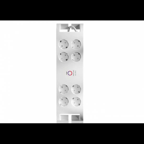 S-LINK SPG3080 Akım Korumalı 2Mt 3G1.5mm2  900 Joule  8li Priz (Beyaz)