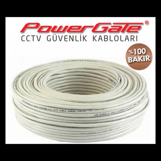 PowerGate VIA CCTV 2+1 0,22 %100 Bakır (145m)