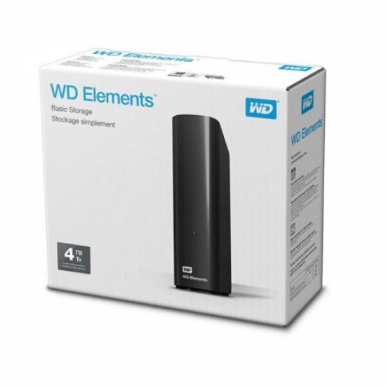 WD Elements 4TB 3,5’’ USB3,0 (WDBWLG0040HBK), Harici HDD, Siyah