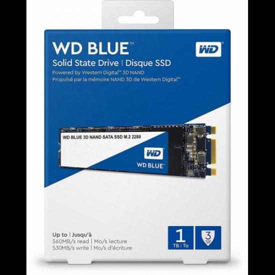 WD Blue WDS100T2B0B 1TB 560/530 3D NAND SATA M.2 SSD