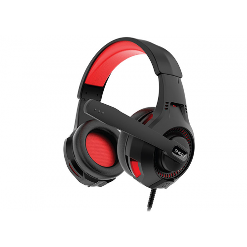 SNOPY SN-8800 GAMETIME Gaming Mikrofonlu Kulaklık (Siyah Kırmızı)