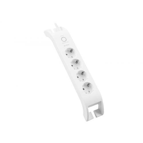 S-LINK SPG3040 Akım Korumalı 2Mt 3G1.5mm2  900 Joule  4lü Priz (Beyaz)