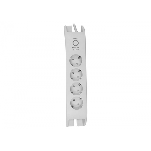 S-LINK SPG3041 Akım Korumalı 2Mt 2xUSB 2.4A 3G1.5mm2 900 Joule 4lü Priz (Beyaz)