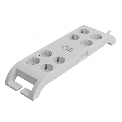 S-LINK SPG3080 Akım Korumalı 2Mt 3G1.5mm2  900 Joule  8li Priz (Beyaz)