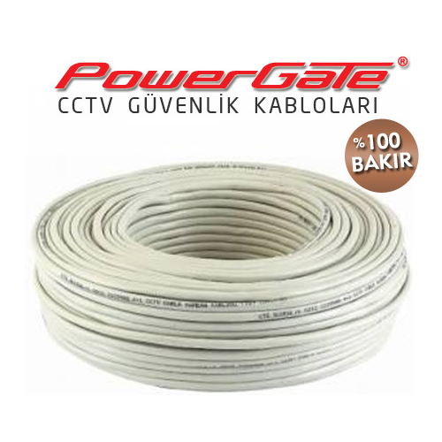 PowerGate VIA CCTV 2+1 0,22 %100 Bakır (122m)
